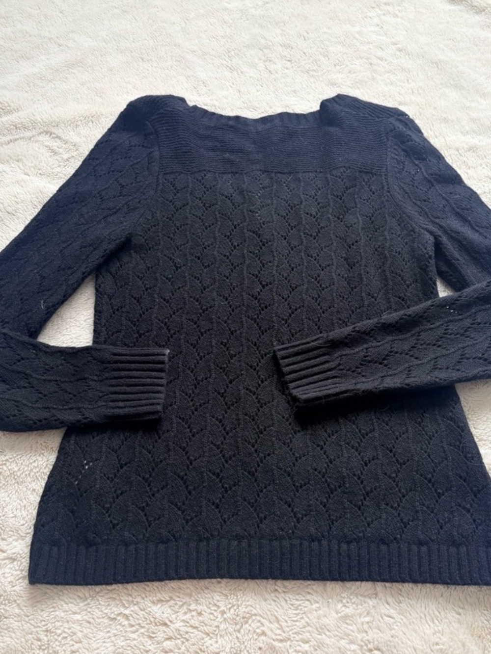 L.L. Bean Lambswool-Rabbit Hair-Cashmere Blend Cardigan - XS | Quiet-Luxury Knit - Picture 9 of 9